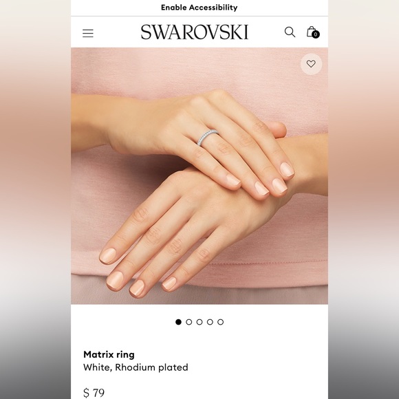 Women's Ring Swarovski - Picture 2 of 2